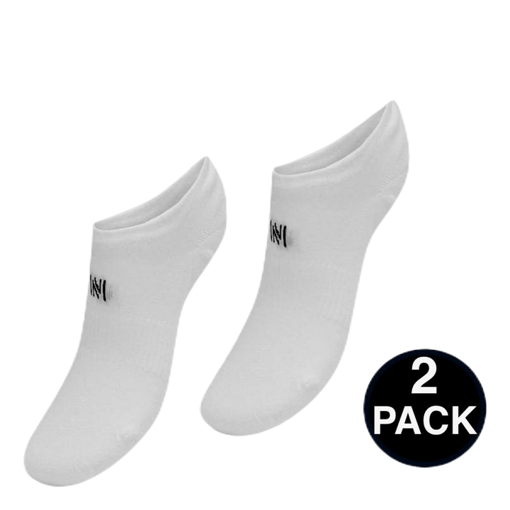 No Show Socks - Leo 2-Pack White