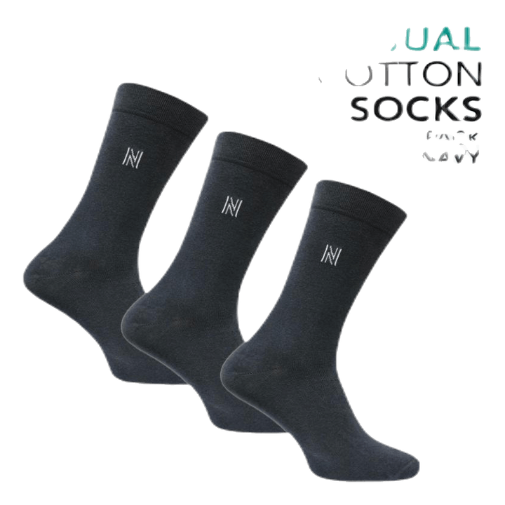 3-Pack Casual Socks - Brody Blue
