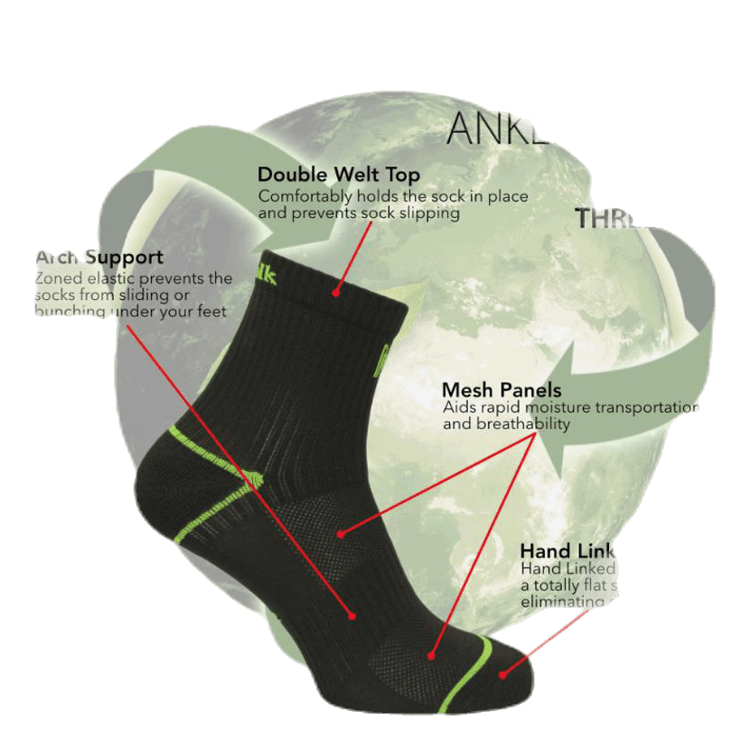Rhino Repreve Socks White