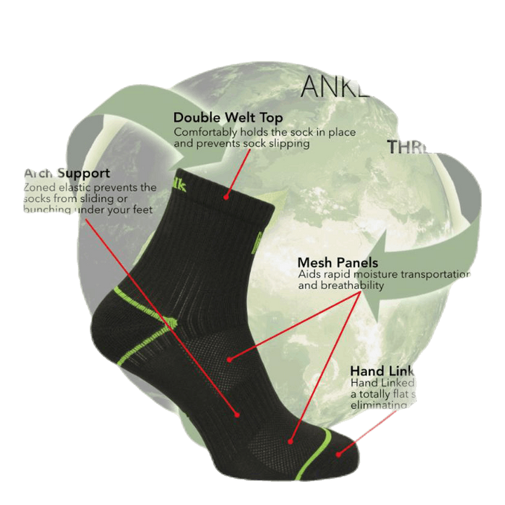 Rhino Repreve Socks White