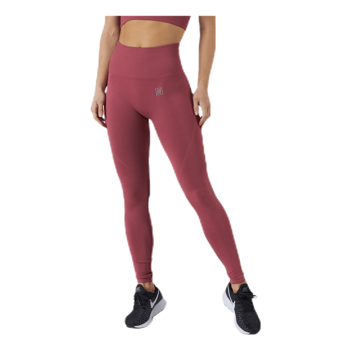 Erica Seamless Tights Pink/Red