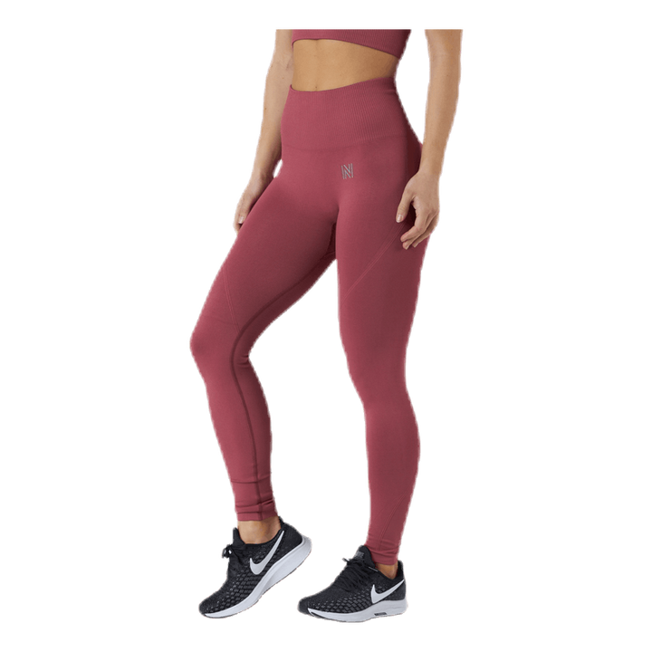Erica Seamless Tights Pink/Red
