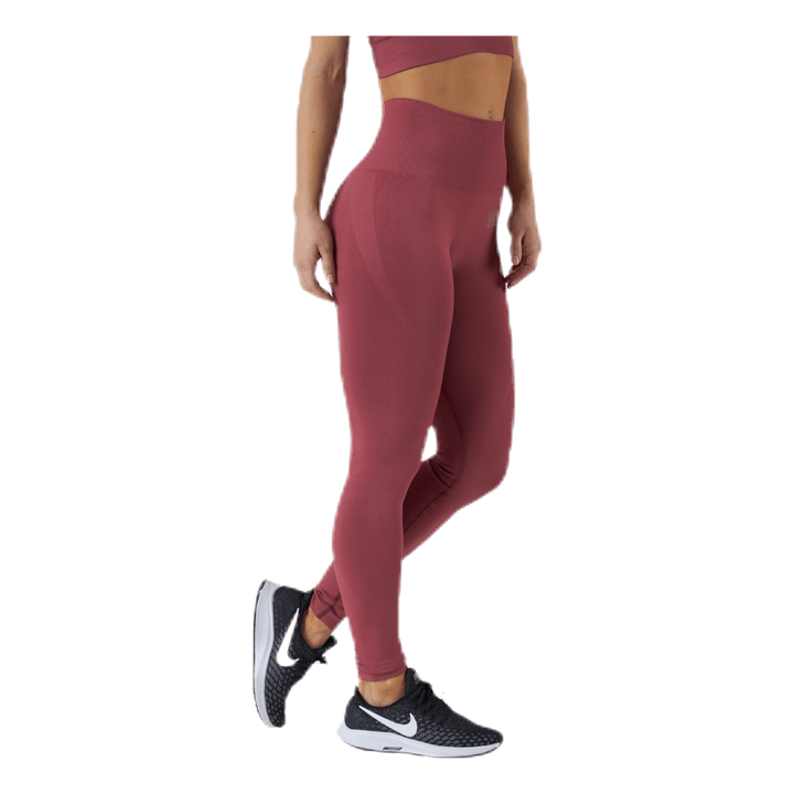 Erica Seamless Tights Pink/Red