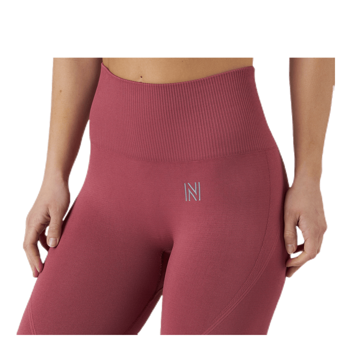 Erica Seamless Tights Pink/Red