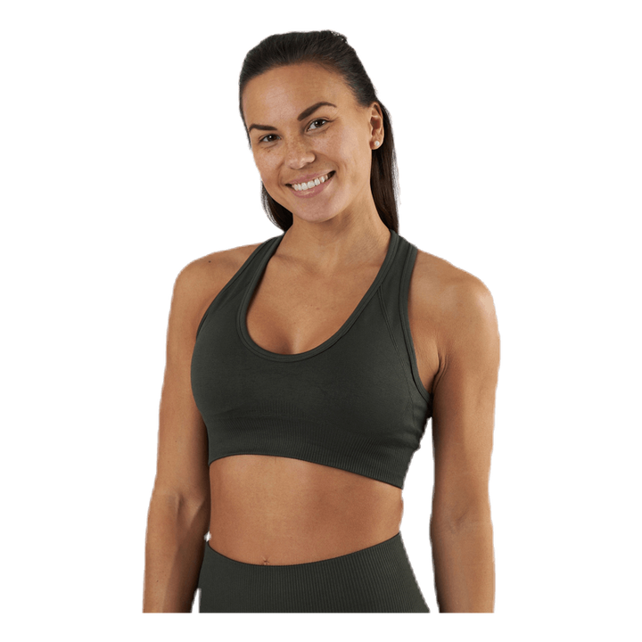 Erica Seamless Sports Bra Green