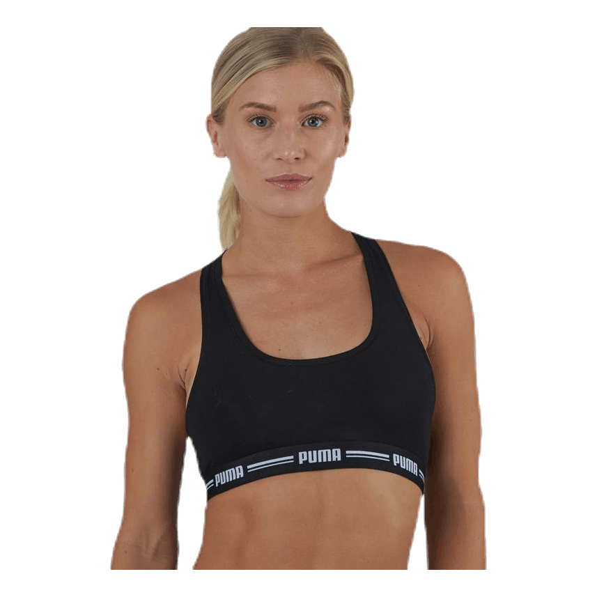 Iconic Racer Back Top Black