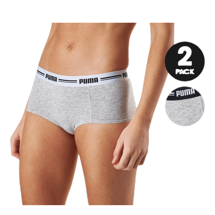 Iconic Mini Short 2-Pack Grey