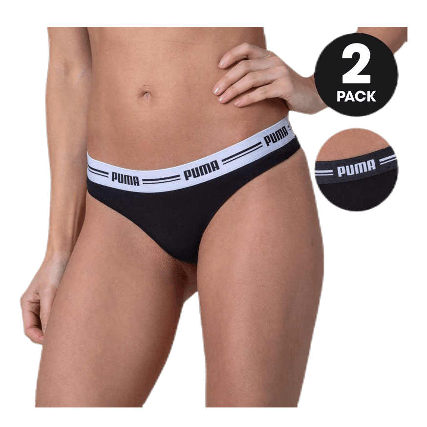 Iconic String 2-Pack Hang Black