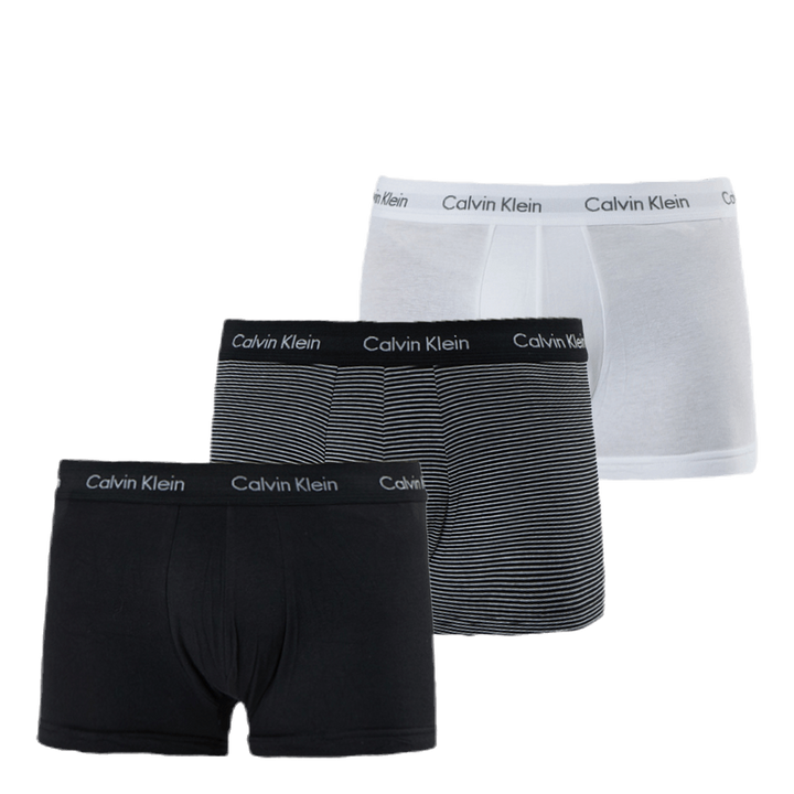 Low Rise Trunk 3-Pack White/Black