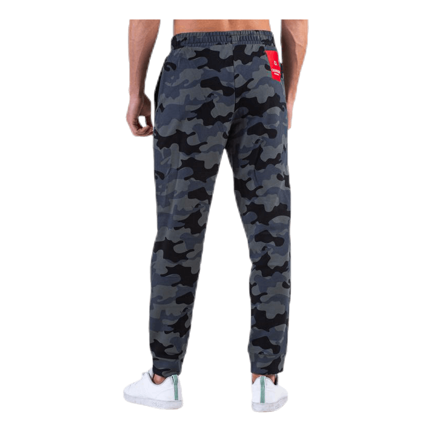 Knit Pants Patterned/Black