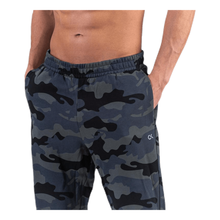 Knit Pants Patterned/Black