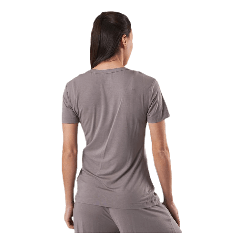 Sophisticated Modal S/S V-Neck Beige