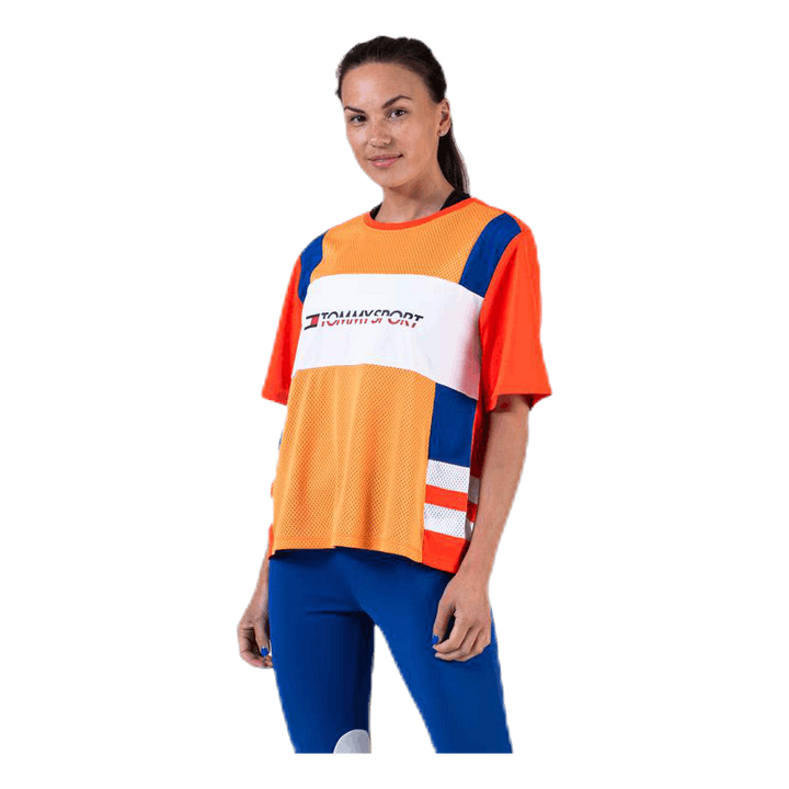 Mesh Tee Logo Patterned
