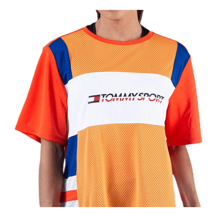 Mesh Tee Logo Patterned