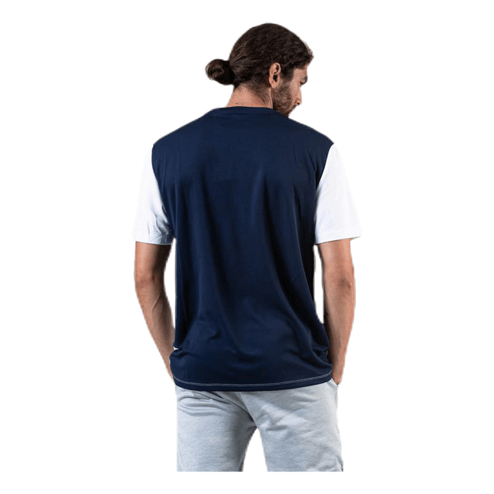 Colourblock Logo Tee White