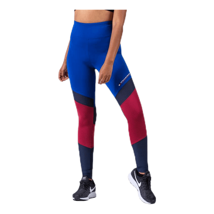Blocked Legging Full Length Blue