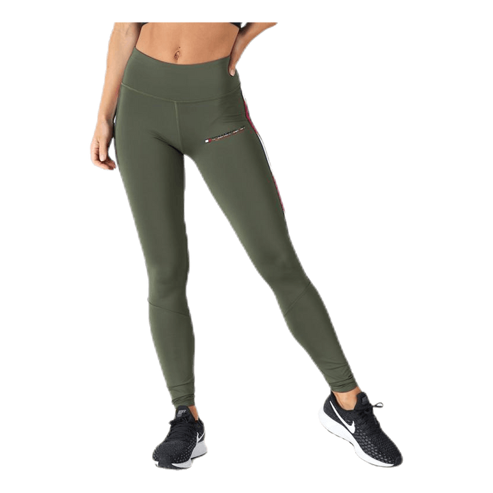 Legging Full Length With Tape Green