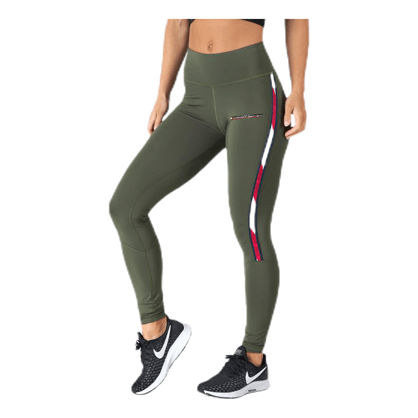 Legging Full Length With Tape Green