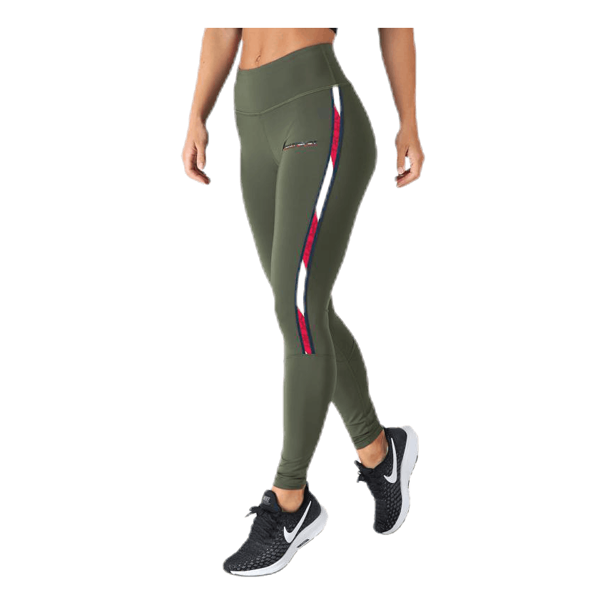 Legging Full Length With Tape Green