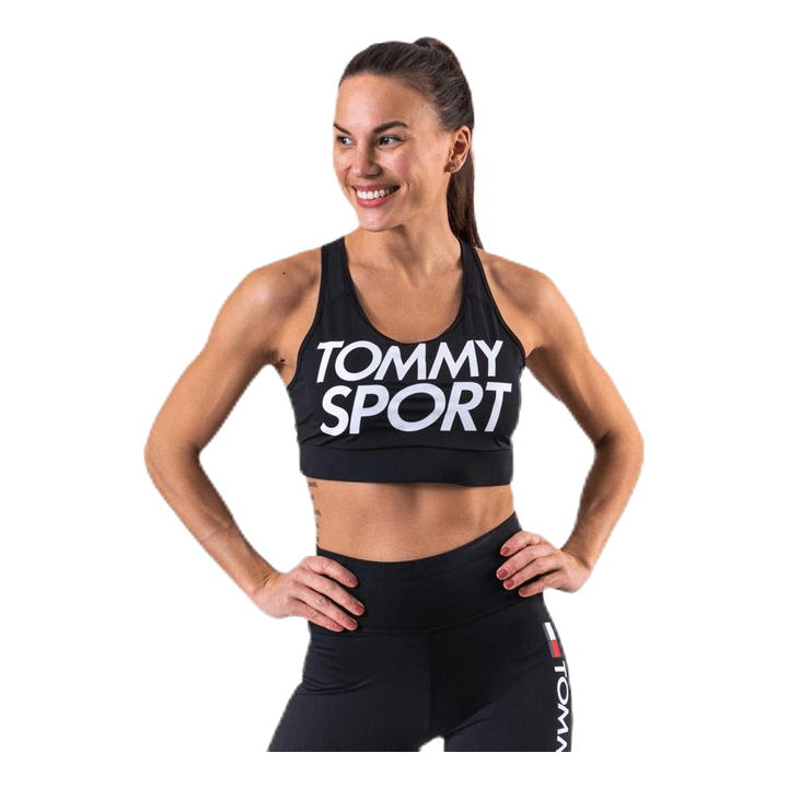 Sports Bra Logo Mid Black