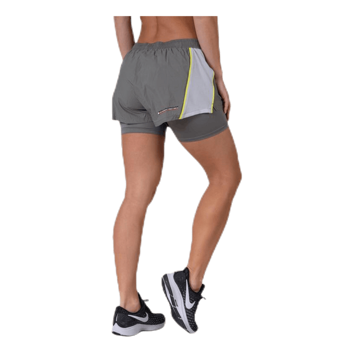 2-IN-1 Woven Shorts Grey