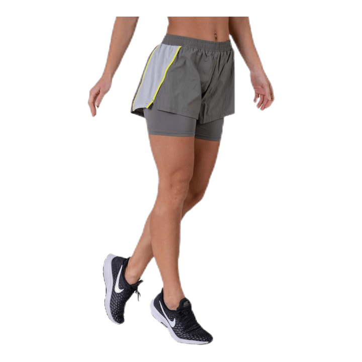 2-IN-1 Woven Shorts Grey