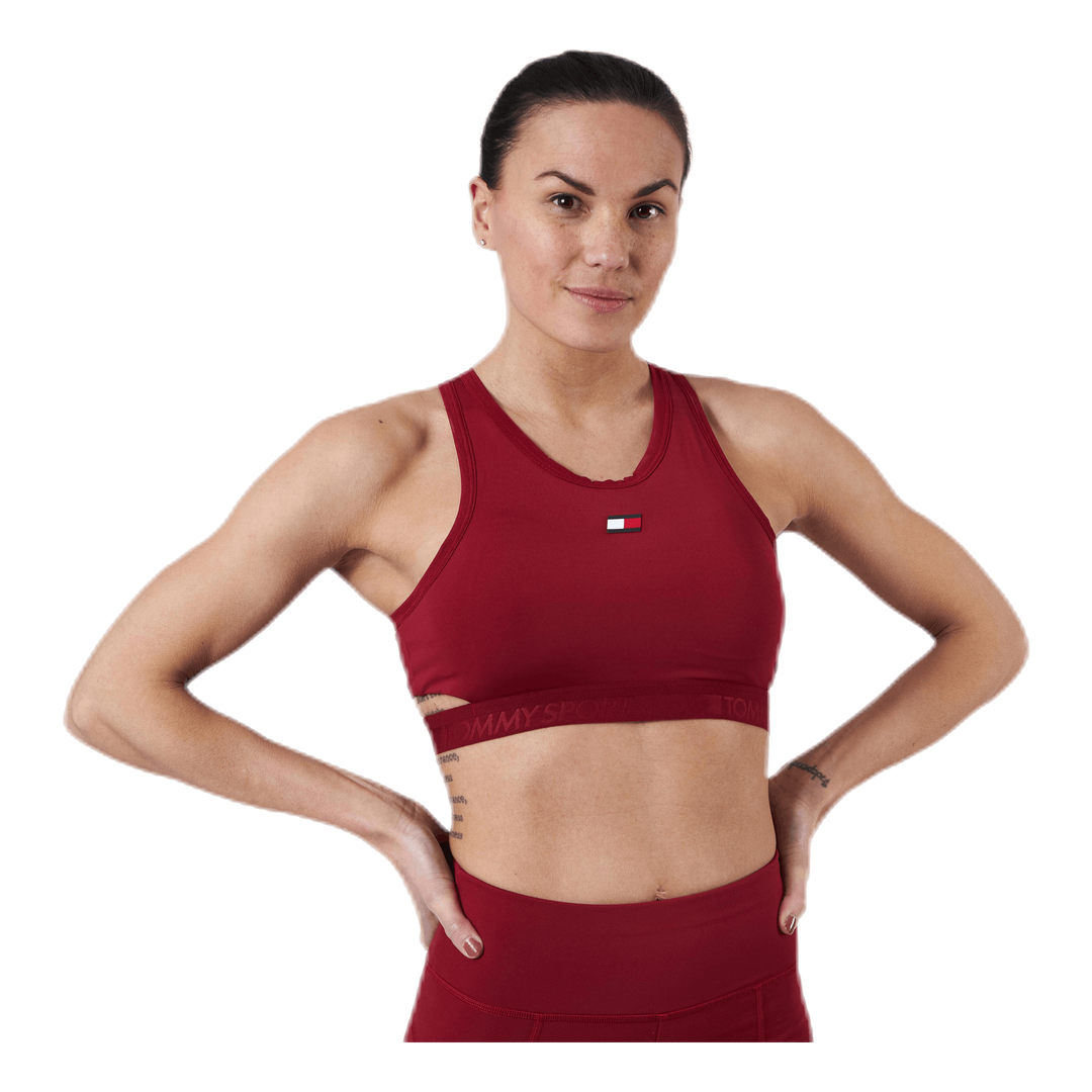 Low Support Removable Pads Bra Red