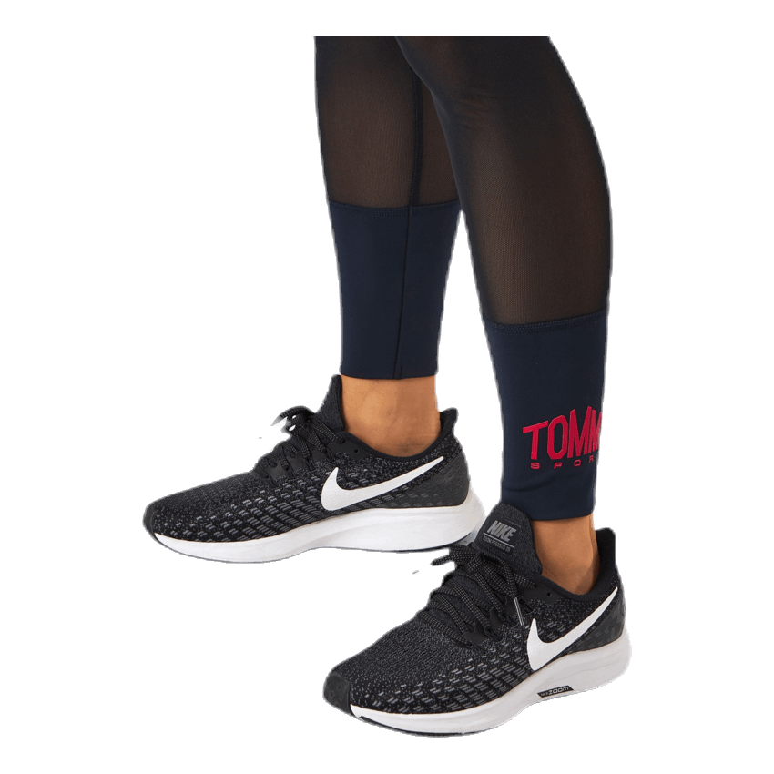 Full Length Mesh InsertLegging Blue/Red