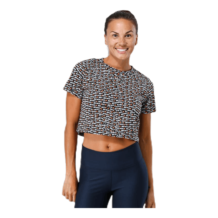 Just Do It Crop Top SS Patterned