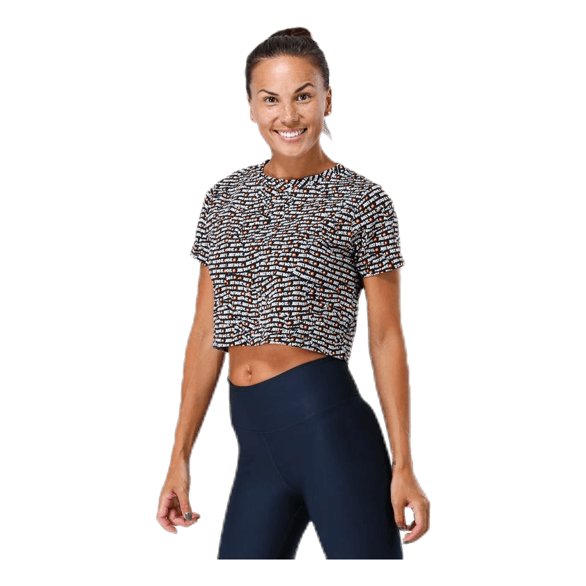 Just Do It Crop Top SS Patterned