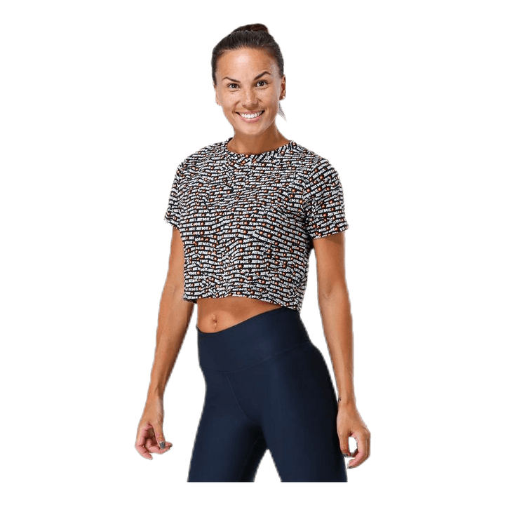 Just Do It Crop Top SS Patterned