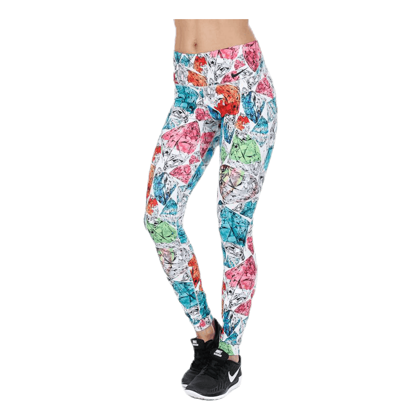 Nike Gym Pro Power Tight Patterned White Sportamore