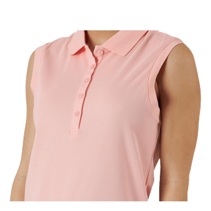 Sleeveless Polo Orange