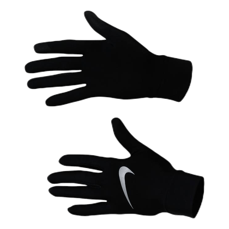 Lightweight Tech Running Gloves Black/Silver