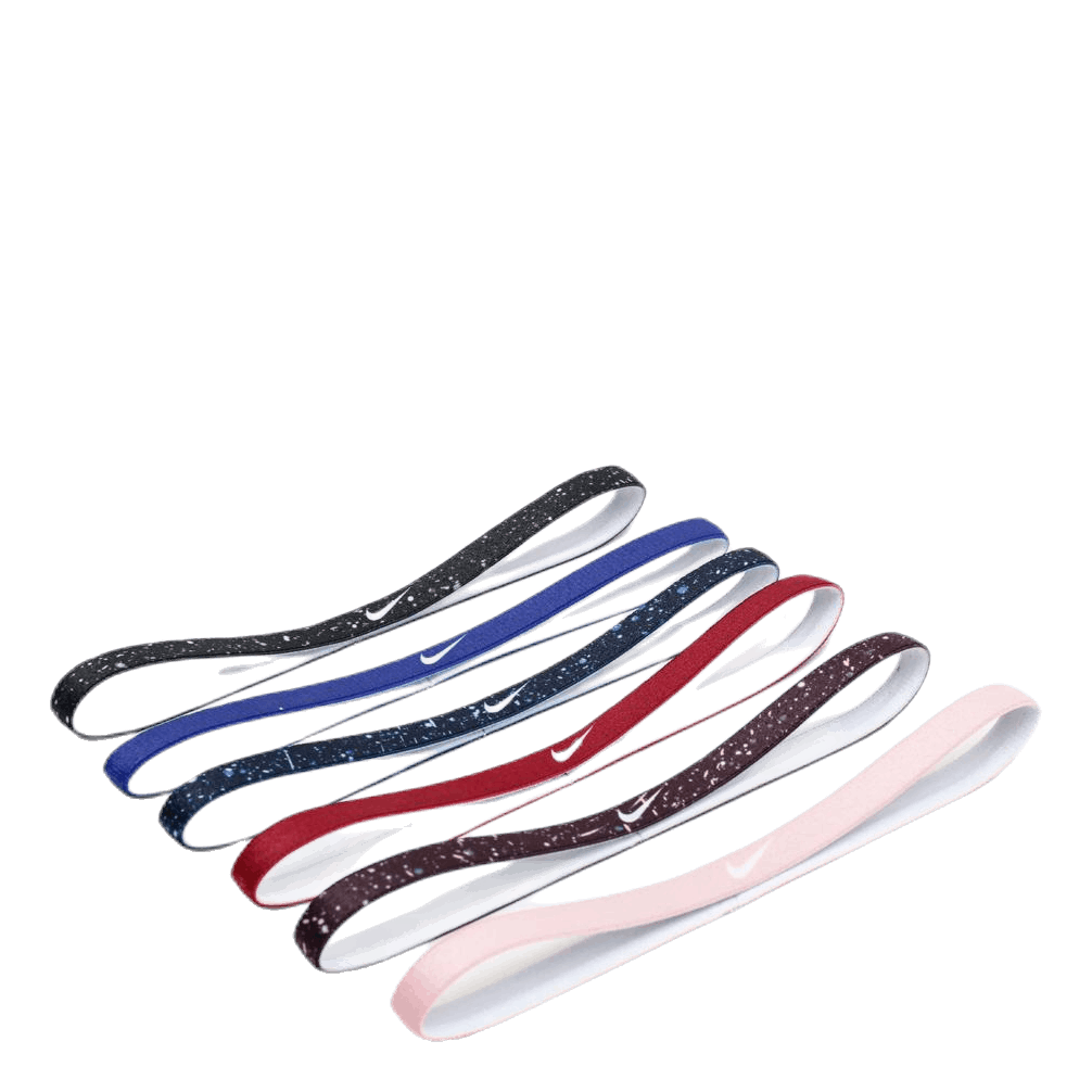 Printed Headnamds 6PK Pink/Black