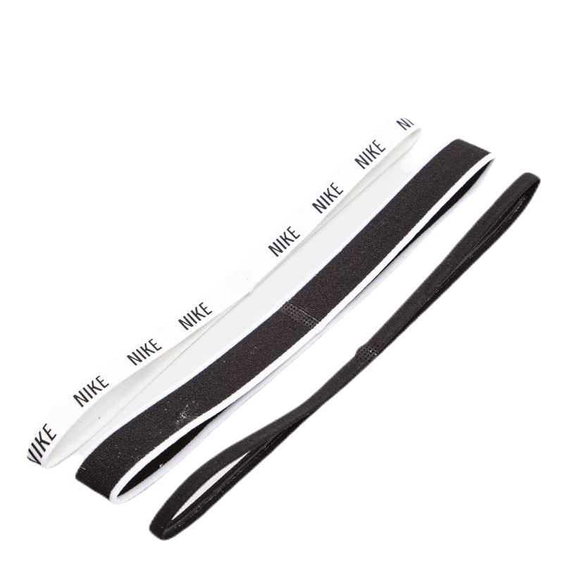 Nike Mixed Width Headbands 3 Pk Black/White/Black