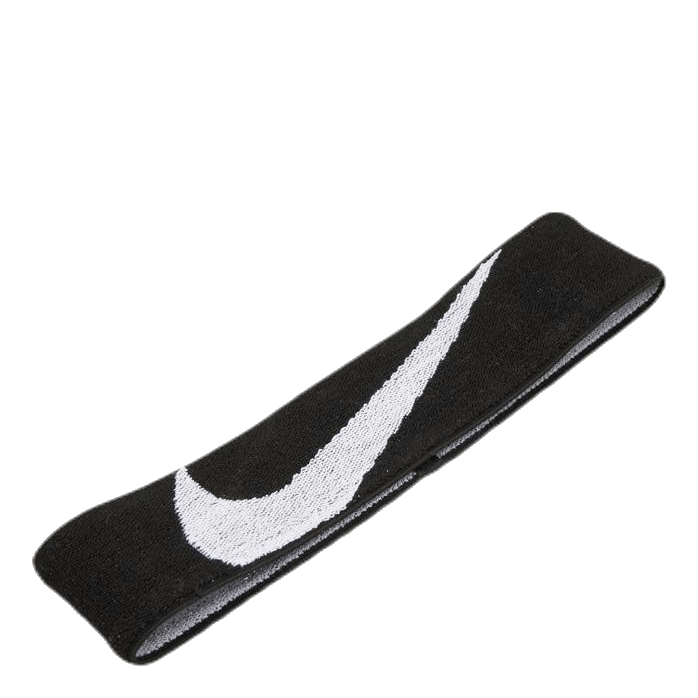 Nike Logo Knit Elastic Headband White/Black