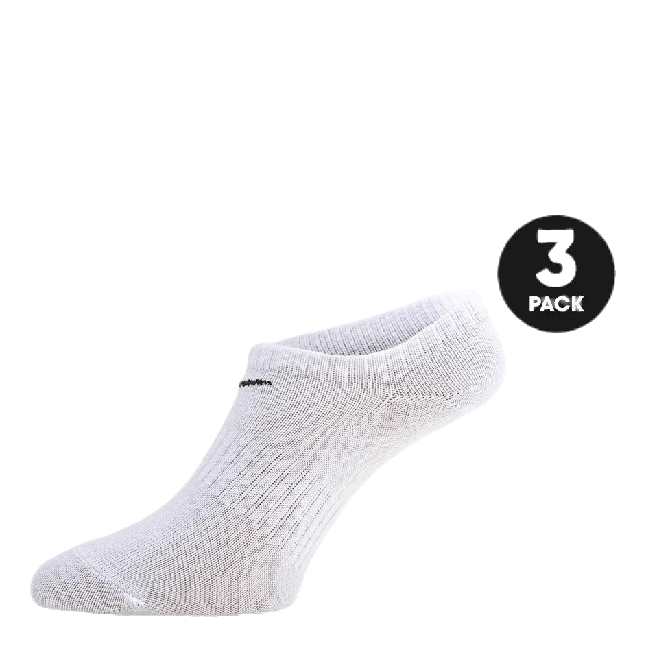 Nike Everyday Lightweight Training No-Show Socks (3 Pairs) WHITE