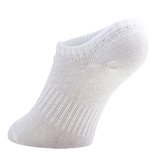 Everyday Lightweight Training No-Show Socks (3 Pairs) WHITE/BLACK