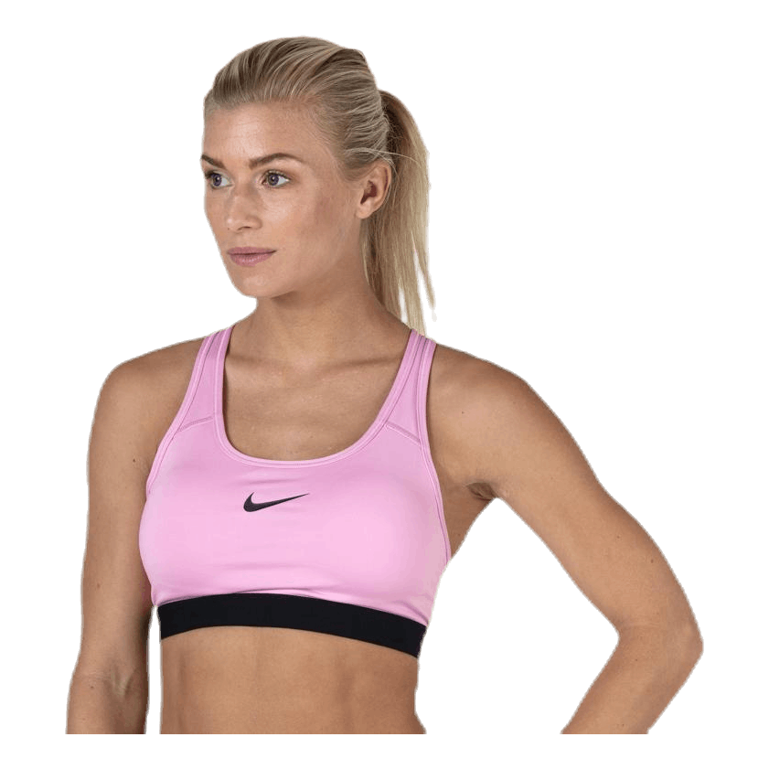 Nike Pro Classic Padded Bra Pink Black Sportamore