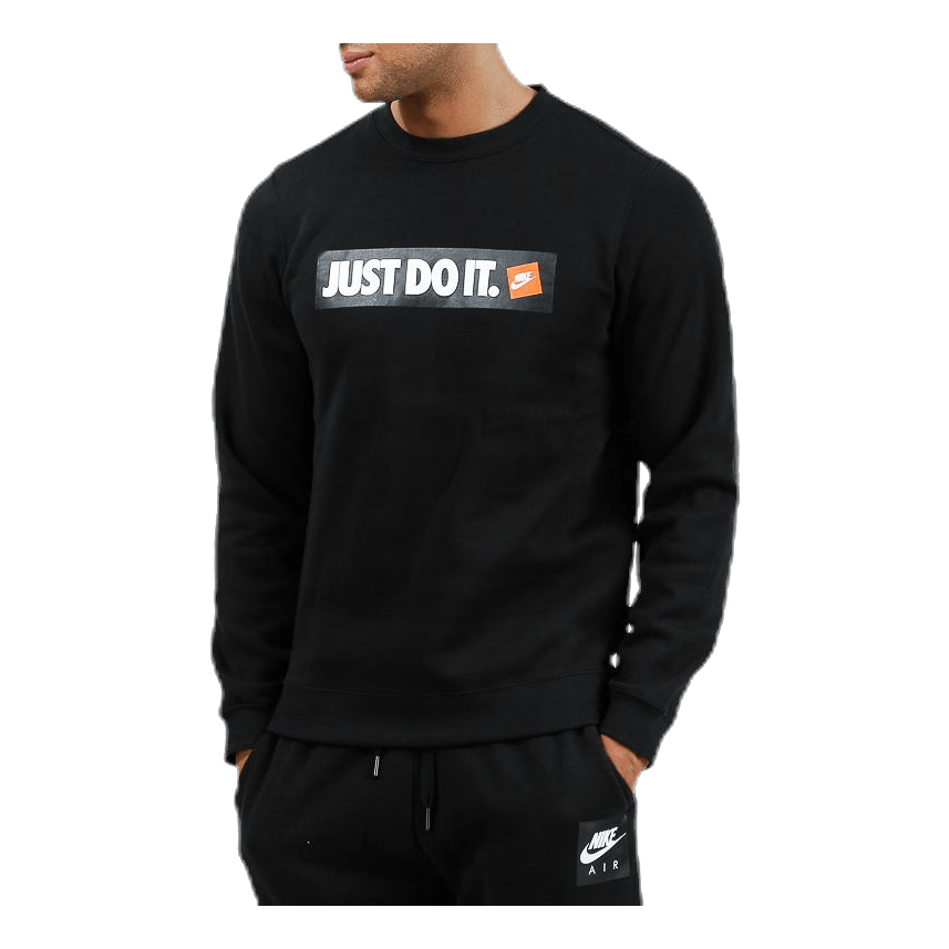 Hybrid Fleece Crew Black