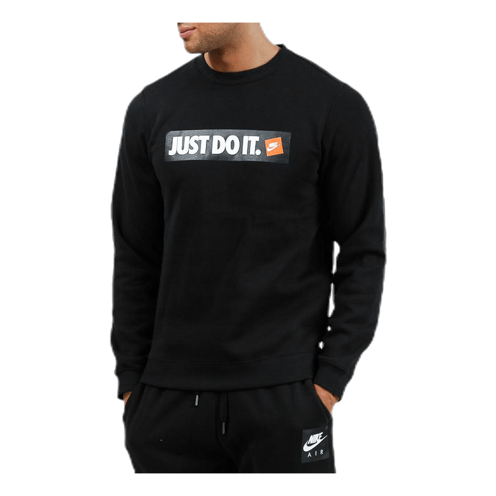 Hybrid Fleece Crew Black