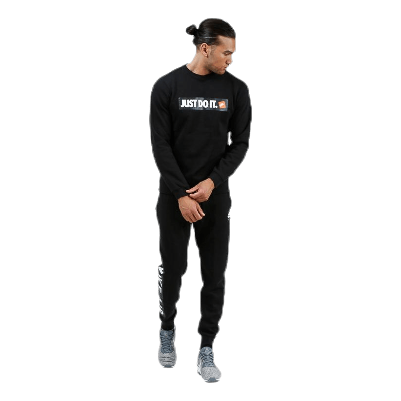 Hybrid Fleece Crew Black