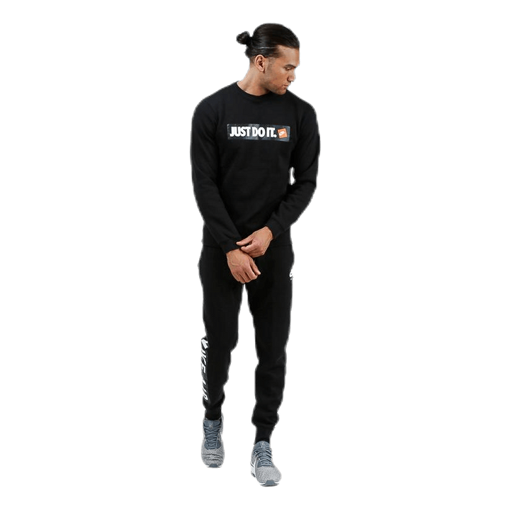 Hybrid Fleece Crew Black