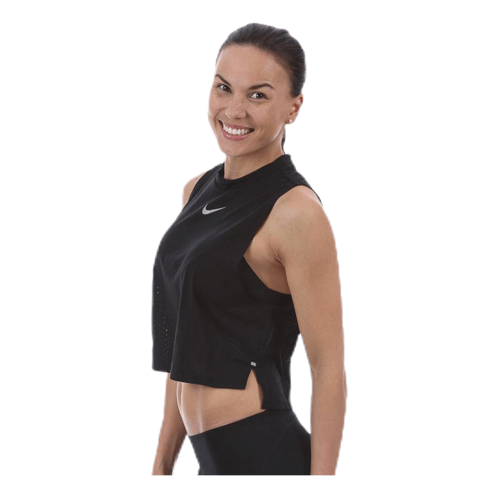 Tailwind Top Cool Crop Black