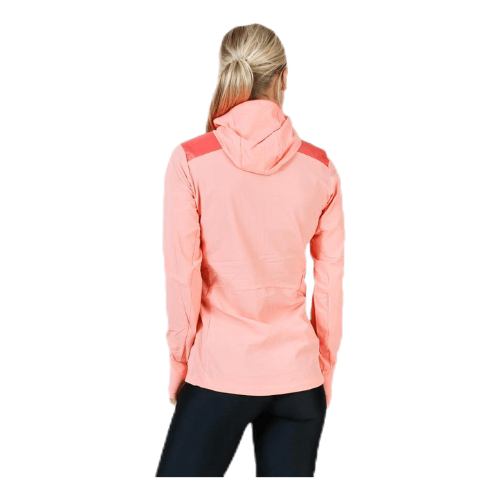 Haloes Down Hybrid Hoodie Pink