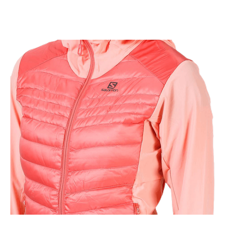 Haloes Down Hybrid Hoodie Pink