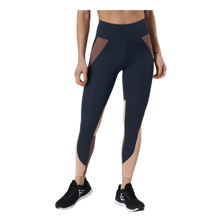 Flow Blocked Tights Blue/Purple