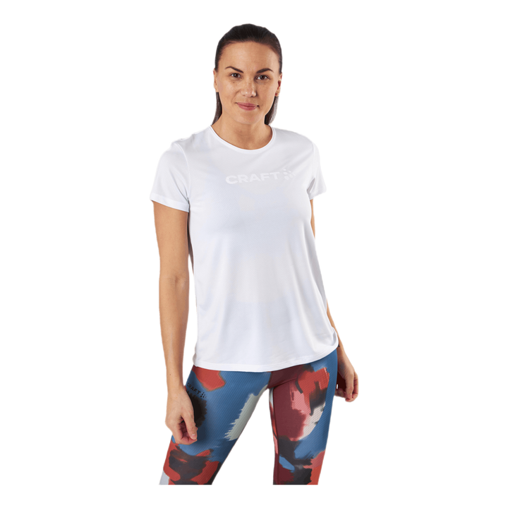 Core Essence SS Mesh Tee White