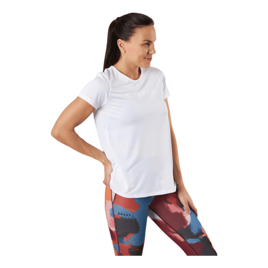 Core Essence SS Mesh Tee White